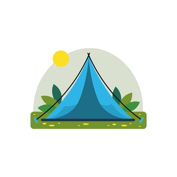 Free Summer Tent Clipart to Edit Online