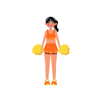 Free Cute Cheerleader Clipart to Edit Online