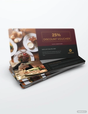 Lunch Discount Voucher Template