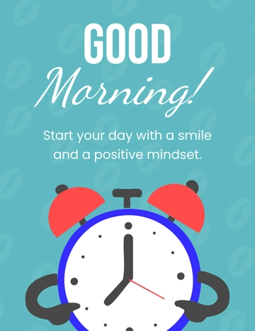 Free Good Morning Flyer Template to Edit Online