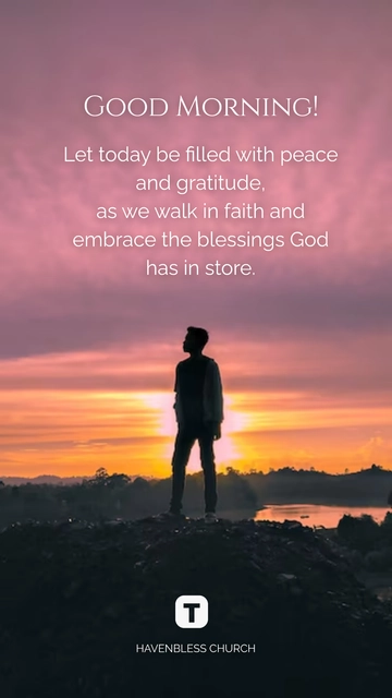 Free Good Morning Spiritual Quote Template to Edit Online