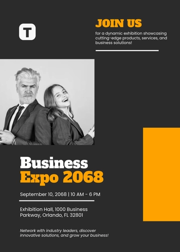 Free Modern Business Event Invitation Template to Edit Online