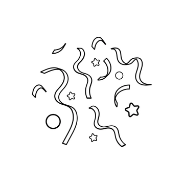 Free Transparent Confetti Clipart to Edit Online