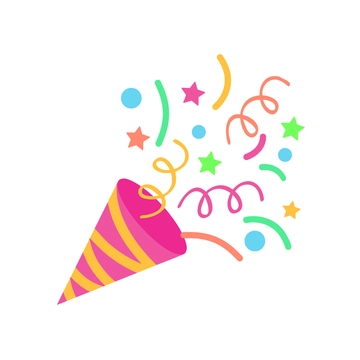 Free Party Confetti Clipart to Edit Online