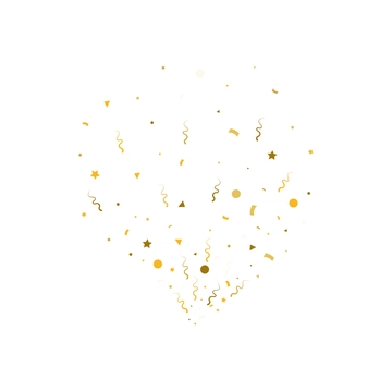 Free Glitter Confetti Clipart to Edit Online