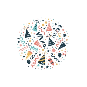 Free Celebration Confetti Clipart to Edit Online