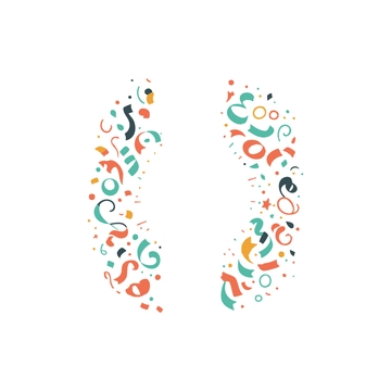 Free Confetti Border Clipart to Edit Online