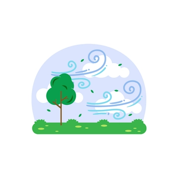 Free Nature Wind Clipart to Edit Online