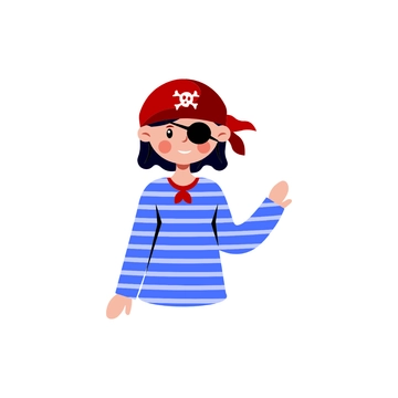 Free Cute Pirate Clipart to Edit Online