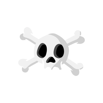 Free Pirate Skull Clipart to Edit Online