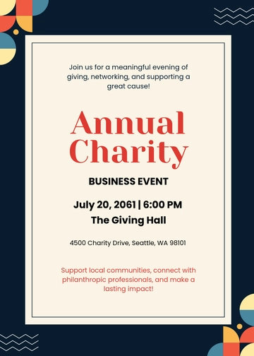 Free Business Event Invitation Design Template to Edit Online