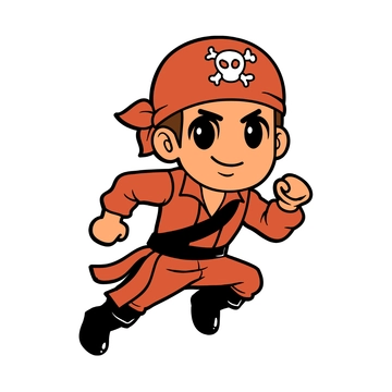 Free Cartoon Pirate Clipart to Edit Online