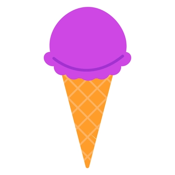 Free Simple Ice Cream Cone Clipart to Edit Online