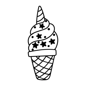 Free Transparent Ice Cream Cone Clipart to Edit Online