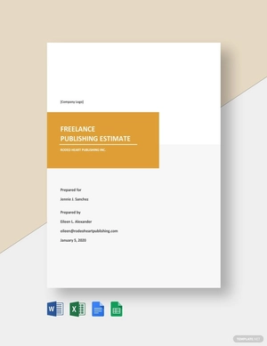 Basic Freelance Estimate Template
