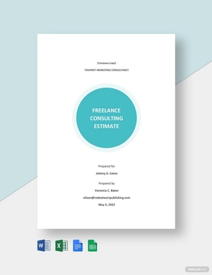 Simple Freelance Estimate Template