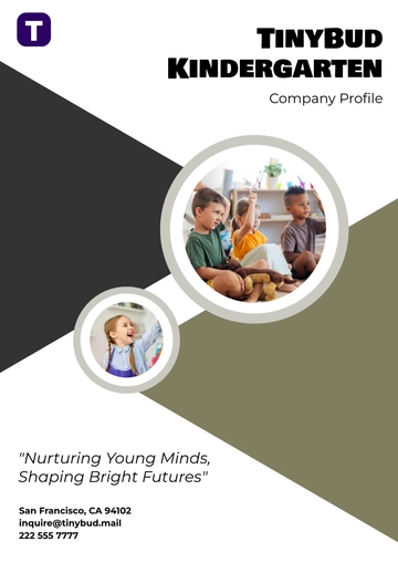 Free Minimalist Company Profile Template to Edit Online