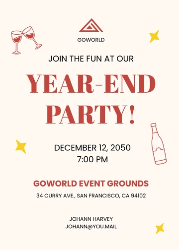 Free Fun Professional Invitation Template to Edit Online