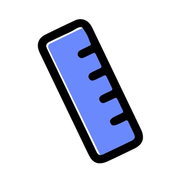 Free Simple Ruler Clipart to Edit Online
