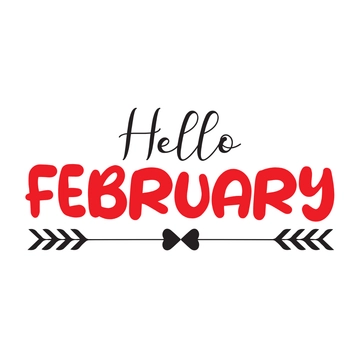 Free Simple February Clipart to Edit Online