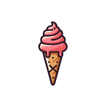 Free Ice Cream Cone Vector Clipart to Edit Online