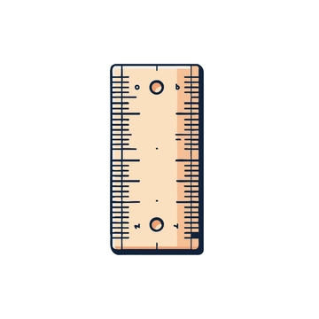 Free Straight Ruler Clipart to Edit Online