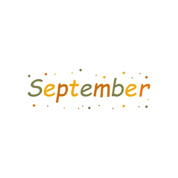 Free Colorful September Clipart to Edit Online