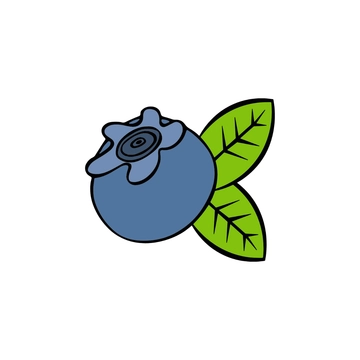 Free Hand-Drawn Blueberry Clipart to Edit Online