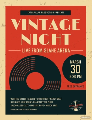 Vintage Music Poster Template