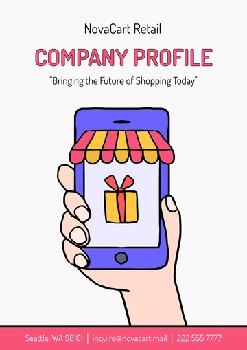 Free Retail Business Profile Template to Edit Online