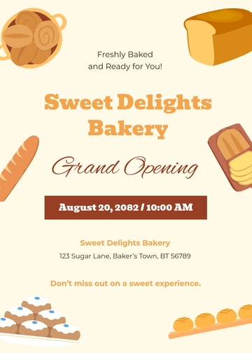 Free Grand Opening Invitation Design Template to Edit Online
