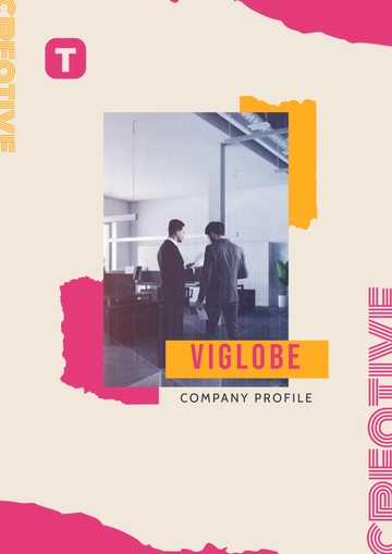 Free Creative Company Profile Template to Edit Online