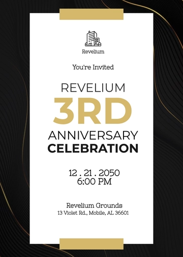 Free Blank Program Formal Invitation Template to Edit Online