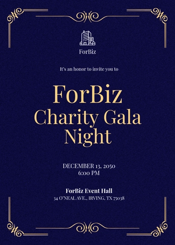 Free Team Formal Invitation Template to Edit Online