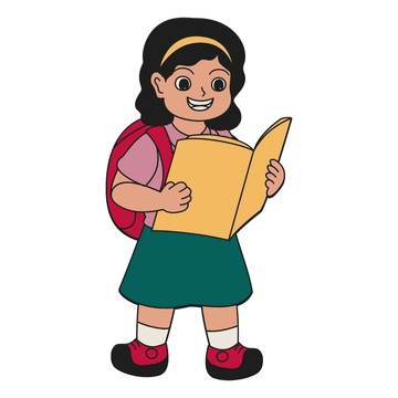 Free Cartoon Student Clipart to Edit Online