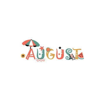 Free August Beach Clipart to Edit Online