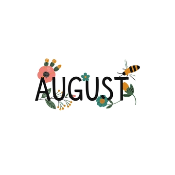 Free August Flowers Clipart to Edit Online