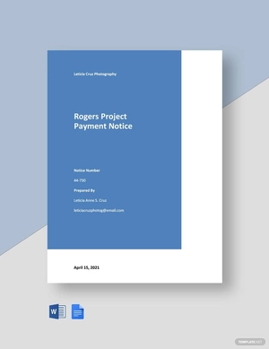 Sample Freelancer Notice Template