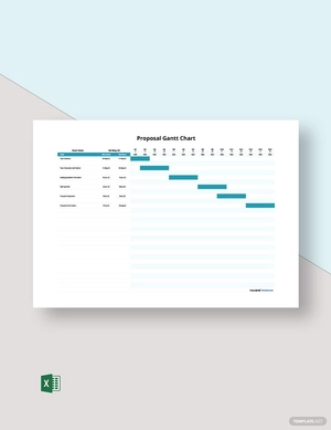 Sample Proposal Gantt Chart Template