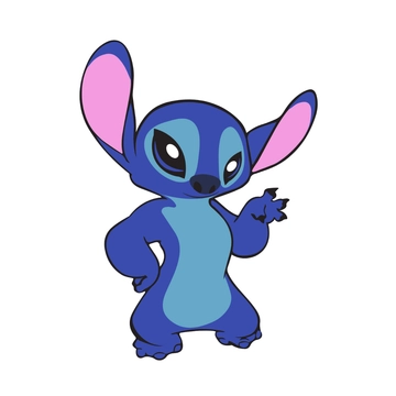 Free Cartoon Stitch Clipart to Edit Online