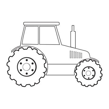 Free Transparent Tractor Clipart to Edit Online