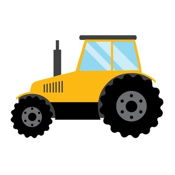 Free Cartoon Tractor Clipart to Edit Online