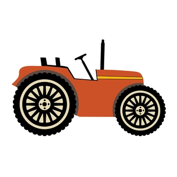 Free Vintage Tractor Clipart to Edit Online