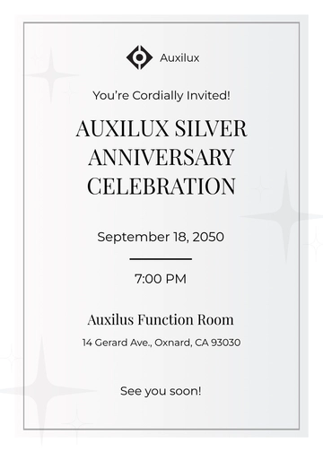 Free Formal Celebration Invitation Template to Edit Online