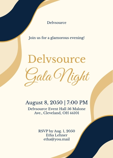 Free Creative Formal Event Invitation Template to Edit Online