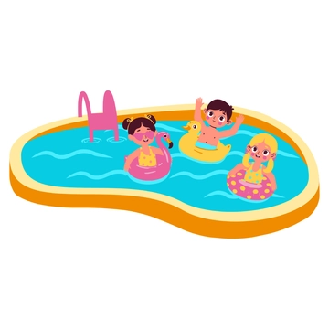 Free Pool Party Clipart to Edit Online