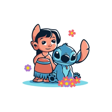 Free Stitch and Friends Clipart to Edit Online