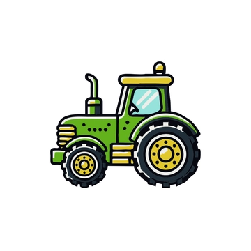 Free Farm Tractor Clipart to Edit Online