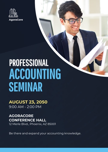 Free Professional Seminar Invitation Template to Edit Online