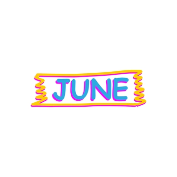 Free Simple June Clipart to Edit Online